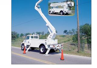 A50-OC Altec Trailer Mounted Articulating Boom Lifts