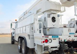 A72T-E88 Altec Trailer Mounted Articulating Boom Lifts
