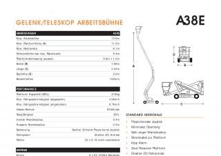 AB 50J Snorkel Wheeled Articulating Boom Lifts
