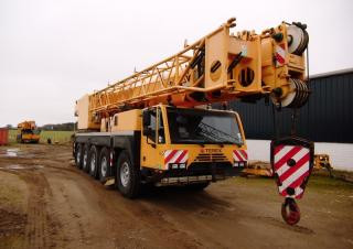 Terex-Demag AC 120-1 (10x6x8) crane - load chart, specs & dimensions (2004 - 2013)