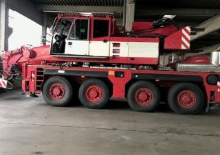 Terex-Demag AC 70 City (8x4x8) crane - load chart, specs & dimensions (2004 - 2008)
