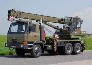 CKD Mobilni Jeraby AD 14 crane - load chart, specs & dimensions (2017 - 2026)