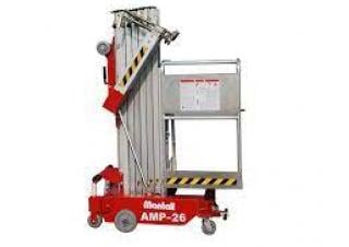 AMP-26 Mantall Single Vertical Mast Boom Lifts
