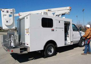 Altec AT200A Cutaway Van Truck Mounted Telescopic Boom Lifts (2023 - 2026) Specifications & Dimensions