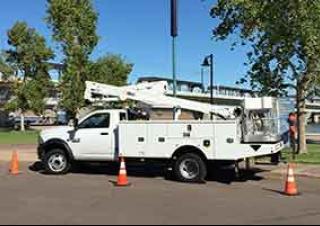 AT237S Altec Trailer Mounted Articulating Boom Lifts