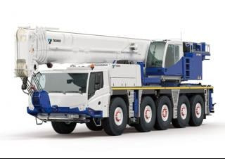 Tadano ATF 110G-5  crane - load chart, specs & dimensions (2015 - 2021)