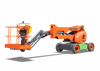 Dingli BA16NE Wheeled Articulating Boom Lifts (2025 - 2026) Specifications & Dimensions
