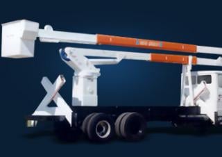 BL 24CA Hidro-Grubert Trailer Mounted Articulating Boom Lifts
