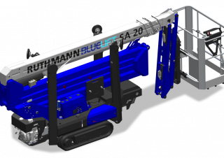 Ruthmann BLUELIFT SA 20 Crawler Articulating Boom Lifts (2025 - 2026) Specifications & Dimensions