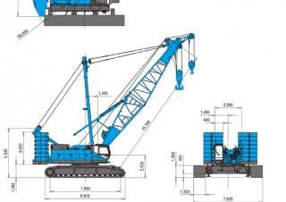 Kobelco CKE2500G crane - load chart, specs & dimensions (2017 - 2026)