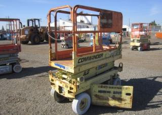 JLG CM 1432 Wheeled scissor lifts (1995 - 1996) Specifications & Dimensions