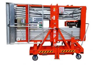 CMP18-RB Mantall Single Vertical Mast Boom Lifts