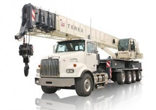 TEREX CRANES Crossover 5000 crane - load chart, specs & dimensions (2018 - 2021)