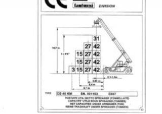 CS 42 Kc Fantuzzi Reach Stacker Specs & Dimensions