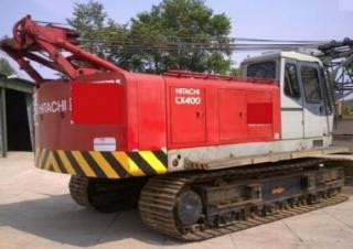 Hitachi CX 400 crane - load chart, specs & dimensions (2002 - 2002)