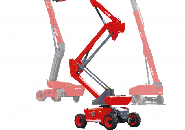 MAGNI DAB18RT Wheeled Articulating Boom Lifts (2024 - 2026) Specifications & Dimensions