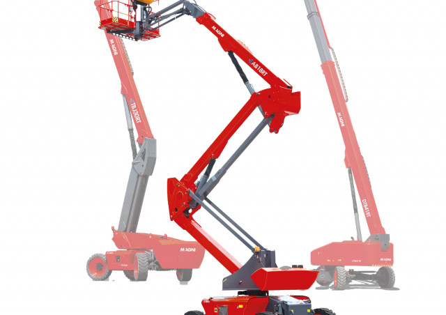 MAGNI DAB22RT Wheeled Articulating Boom Lifts (2024 - 2026) Specifications & Dimensions