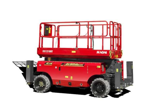 MAGNI DS1218RT Wheeled scissor lifts (2018 - 2026) Specifications & Dimensions