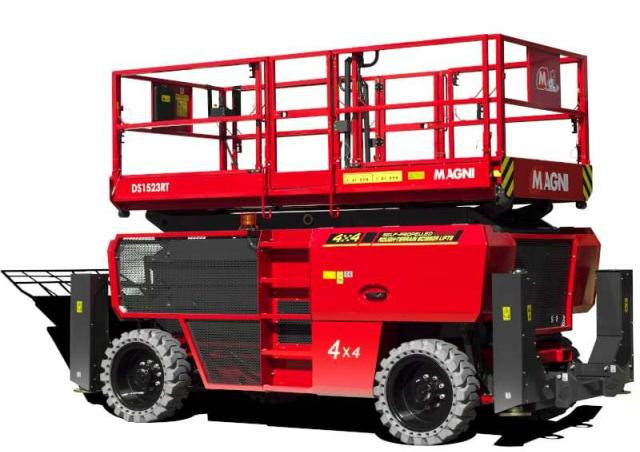 MAGNI DS1523RT Wheeled scissor lifts (2018 - 2026) Specifications & Dimensions