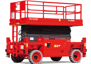 MAGNI DS1923RT Wheeled scissor lifts (2018 - 2026) Specifications & Dimensions