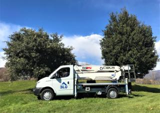 DT15 blu CELA Truck Mounted Telescopic Boom Lifts