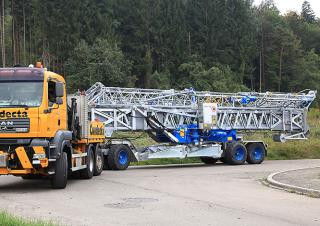Condecta E 2407 HD crane - load chart, specs & dimensions (2006 - 2016)