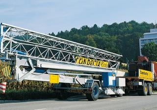 Condecta E 2407 HD crane - load chart, specs & dimensions (2018 - 2026)