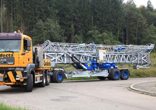 Condecta E 2407 HS crane - load chart, specs & dimensions (2010 - 2016)