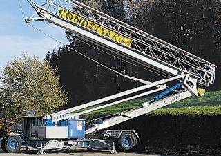 Condecta E 2610 HD crane - load chart, specs & dimensions (2018 - 2026)