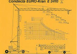 Condecta E 3410-2,5 m crane - load chart, specs & dimensions (1989 - 2001)