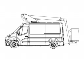 E13 Klubb Truck Mounted Telescopic Boom Lifts