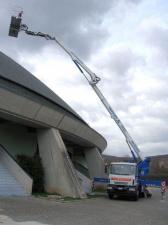 Eagle S 3824 Oil & Steel Trailer Mounted Articulating Boom Lifts