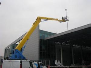 Eagle S 6232 Oil & Steel Trailer Mounted Articulating Boom Lifts