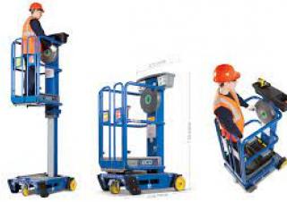 Ecolift Power Towers Single Vertical Mast Boom Lifts