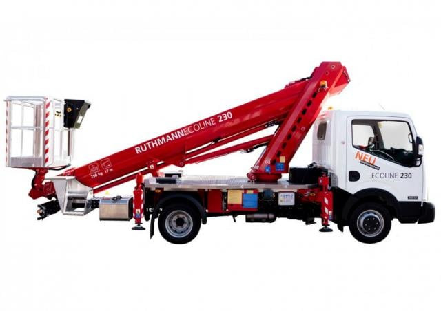 Ruthmann ECOLINE 230 Truck Mounted Telescopic Boom Lifts (2019 - 2026) Specifications & Dimensions