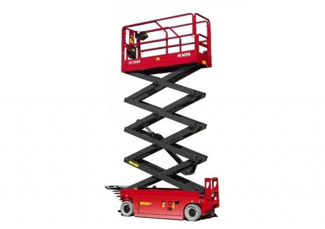 MAGNI ES1008E Wheeled scissor lifts (2018 - 2024) Specifications & Dimensions