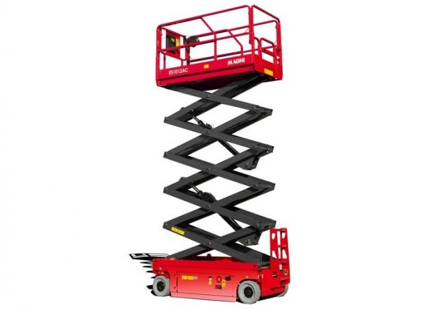 MAGNI ES1012E Wheeled scissor lifts (2018 - 2024) Specifications & Dimensions