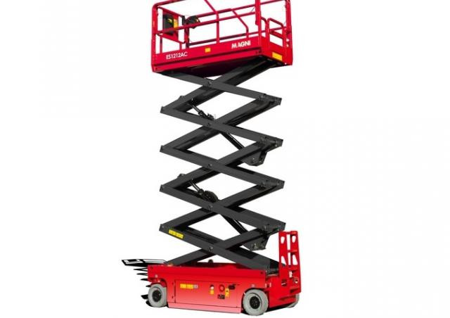 MAGNI ES1212E Wheeled scissor lifts (2018 - 2024) Specifications & Dimensions