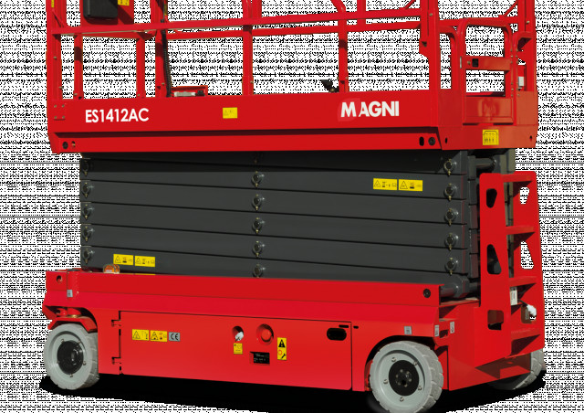 MAGNI ES1412AC Wheeled scissor lifts (2024 - 2025) Specifications & Dimensions