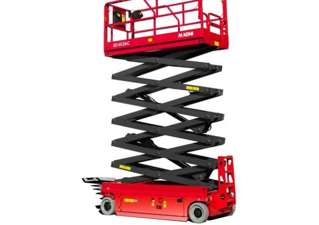 MAGNI ES1412E Wheeled scissor lifts (2018 - 2024) Specifications & Dimensions