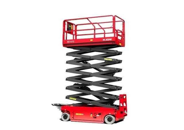 MAGNI ES1612ECP Wheeled scissor lifts (2018 - 2024) Specifications & Dimensions