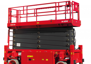 MAGNI ES2212E Wheeled scissor lifts (2024 - 2025) Specifications & Dimensions