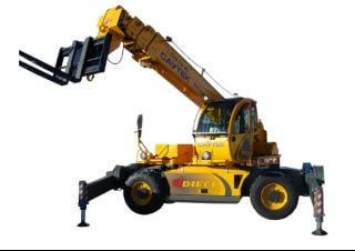 Dieci ET Pegasus 45.21 Rotating Telehandler Specs & Dimensions (2002 - 2004)