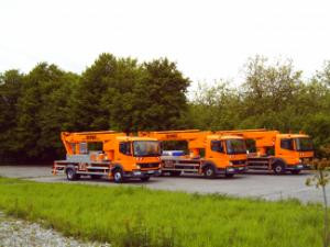 TEUPEN Euro C 23 T Truck Mounted Telescopic Boom Lifts (2002 - 2011) Specifications & Dimensions
