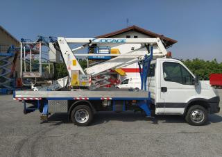 Socage Europa 25/14 SC Trailer Mounted Articulating Boom Lifts (1996 - 1998) Specifications & Dimensions