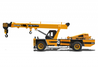 Escorts F 15 Fighter crane - load chart, specs & dimensions (2023 - 2026)