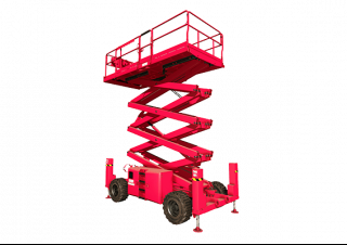 Falcon 2034 E Simon Wheeled scissor lifts
