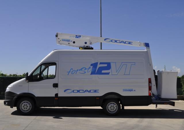 Socage forSte 12 VT Truck Mounted Telescopic Boom Lifts (2015 - 2026) Specifications & Dimensions