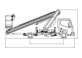 Socage forSte 20 T Speed Truck Mounted Telescopic Boom Lifts (2018 - 2026) Specifications & Dimensions
