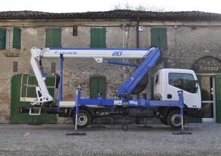 Socage forSte 20 TJ Speed Truck Mounted Telescopic Boom Lifts (2022 - 2026) Specifications & Dimensions